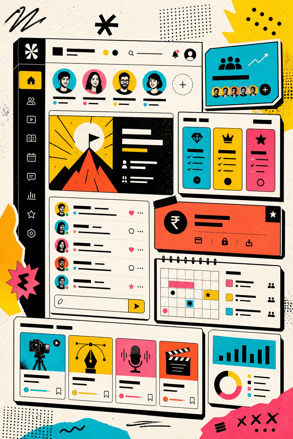 Samudaya community workspace infographic preview